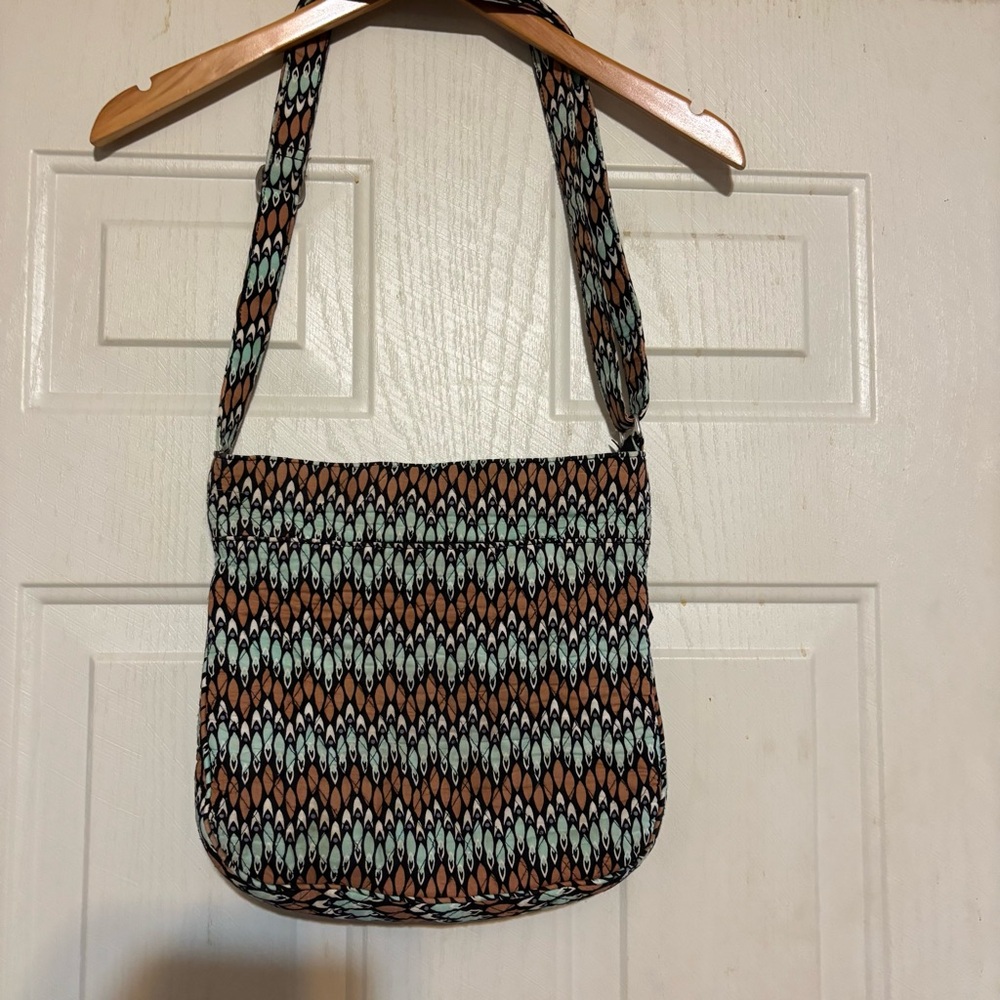 Vera Bradley Brown and Cream Crossbody Bag